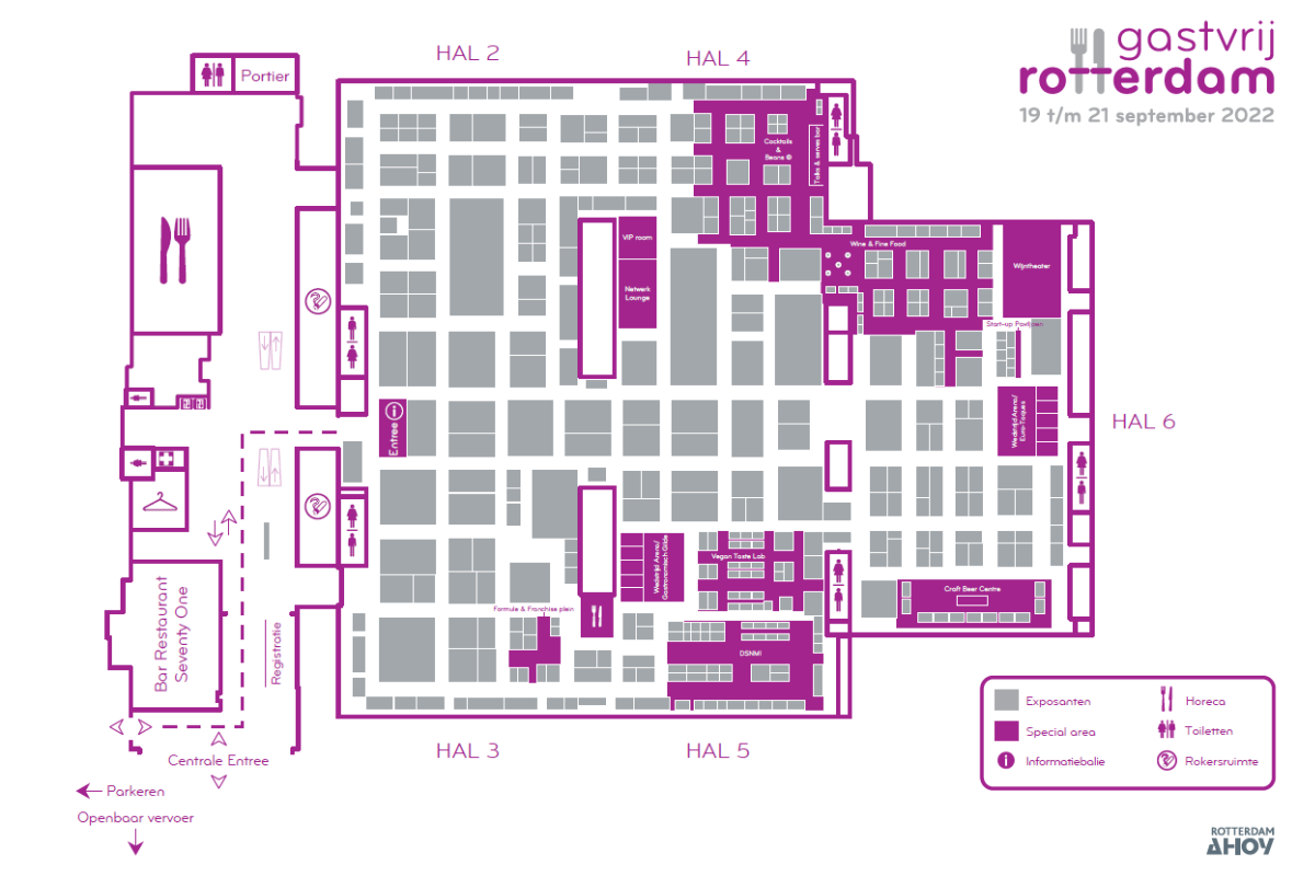 Veel belangstelling voor deelname aan Gastvrij Rotterdam 2022: 5e hal weer in gebruik!